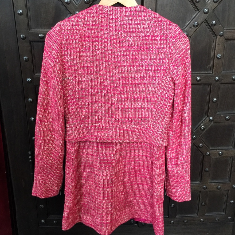 Zara Basic Collection Tweed Coat - image 2